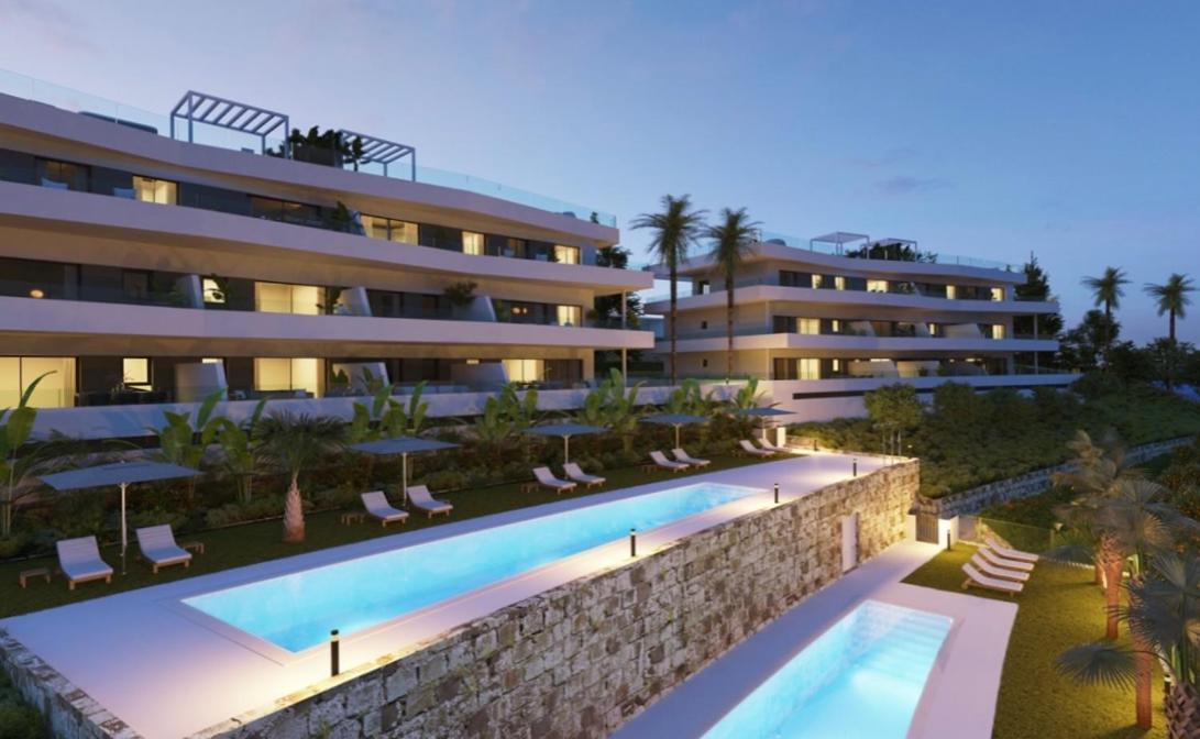 Prachtig Appartement Met Zeezicht In Estepona Costa Del Sol 외부 사진